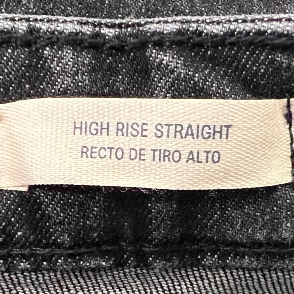 Women's High-Rise Slim Straight Jeans - Universal Thread™ - Black - Sz 22W